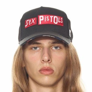 Sex Pistols Mesh Back Trucker Hat with Curved Visor by Cult of Individuality